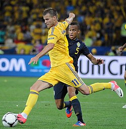 Andriy Yarmolenko-Ukrainian footballer